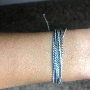 Blue white and grey pura vida bracelet